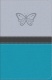 KJV Study Bible for Girls Silver/Teal, Butterfly Design, Leathertouch