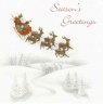 Christmas Cards - Seasons Greetings Sleigh - Box of 14 - CMS