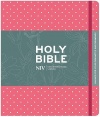 NIV Pink Polka Dot Journalling Bible with Unlined Margins