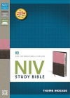 NIV Study Bible, Berry Creme & Chocolate Thumb Index
