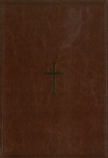 KJV Super Giant Print Reference Bible, Brown Leathertouch 
