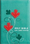 KJV Pocket Bible, Turquoise Lux Leather Edition
