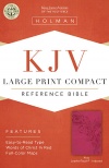 KJV Large Print Compact Reference Bible, Pink Leathertouch, Index