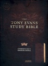 CSB Tony Evans Study Bible, Black / Brown LeatherTouch