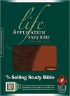 NLT - Life Application Study Bible Personal Size Brown/Tan Leatherlike