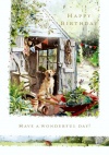 Birthday Card - Garden Day with Dog - S166