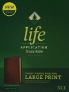 NLT Life Application Large-Print Study Bible, Third Edition Brown/Tan Leatherlike