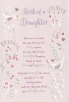 Trifold New Arrival Card - Birth of a Daughter - ICG 33292