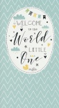 New Baby Boy Card - Welcome to the World Little One - ICG II8136