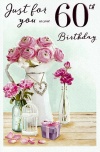 Birthday Card - Just for You on Your 60th Birthday - ICG JJ8883