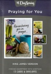 Cards, Praying for You, KJV Verses, Box of 12