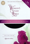 KJV Womans Study Bible, Burgundy Bonded Leather 