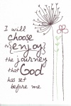 Card - I Will Choose to Enjoy the Journey