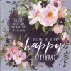 Card - Happy Birthday - Pink Flowers
