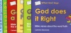 5 Assorted colouring books - What God says ...Bible verses about the word of truth