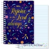 Notebook - Rejoice in the Lord - A5 