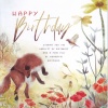 Card - Happy Birthday -Fox