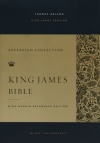 KJV Wide Margin Reference Bible, Sovereign Collection, Comfort Print Black Leathersoft