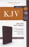 KJV, Deluxe Gift Bible, Leathersoft Black, Red Letter Edition