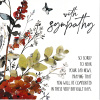 Card - With Sympathy  Meadow Flowers