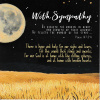 Card - With Sympathy Barley Field - Psalm 147:3-4