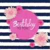 Card -  Birthday Stripes