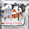 Card - Blessings At Christmas - Houses SDC