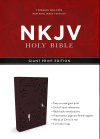 NKJV Giant Print Leathersoft Raspberry 