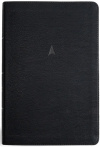 CSB Men's Daily Bible, Black, Reading Plan - Leathertouch Black