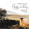 Card - Wishing you a Very Happy Birthday 1 Kings 8:56 (Sheep) SDC