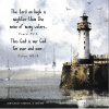 Card - Donaghadee Harbour Psalm 93:4 and Psalm 48:14 SDC