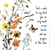 Card -Just a Note to Say (Orange Butterfly) SDC