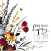 Card - Wishing You a Very Happy Birthday Joel 2:21 SDC