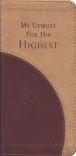 My Utmost for His Highest - Diary Size - Tan & Burgundy