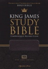 KJV Study Bible, Dark Brown Cowhide Leather