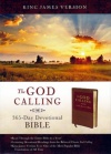 KJV - God Calling 365-Day Devotional Bible, Tan/Burgundy