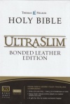 KJV Ultraslim Edition: Burgundy Bonded Leather