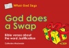 Colouring Book: God Does a Swap - Bible verses about the word Justification
