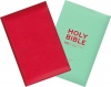 NIV - Pocket Red Soft-Tone Bible with Zip Fastener in Green Box