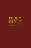 NIV - Popular Pew Bible Burgundy, Hardback Edition