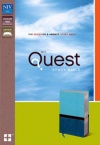 NIV Quest Study Bible, Duo Tone, Turquoise Caribbean Blue