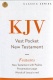 KJV Vest Pocket New Testament with Psalms, Black leatherflex