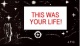 Tract - This Was Your Life (pk 25)