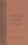 Streams In The Desert, 366 Daily Devotional Readings, Walnut Italian Duo-Tone