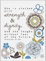 Card - She Is Clothed with Strength and Dignity
