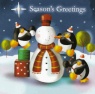 Christmas Cards - Seasons Greetings Penguins - Pack of 10 Cards - CMS
