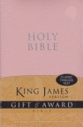 KJV - Gift & Award Bible, Pink Leather-Look - GAB