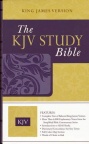 KJV - Study Bible Purple leathersoft