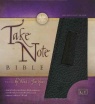 KJV Take Note Bible Black Leathersoft Reference